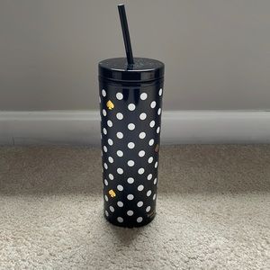 Kate Spade ♠️ polka dot tumbler